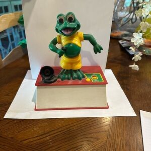 Green and Yellow Frog Reptile Toy